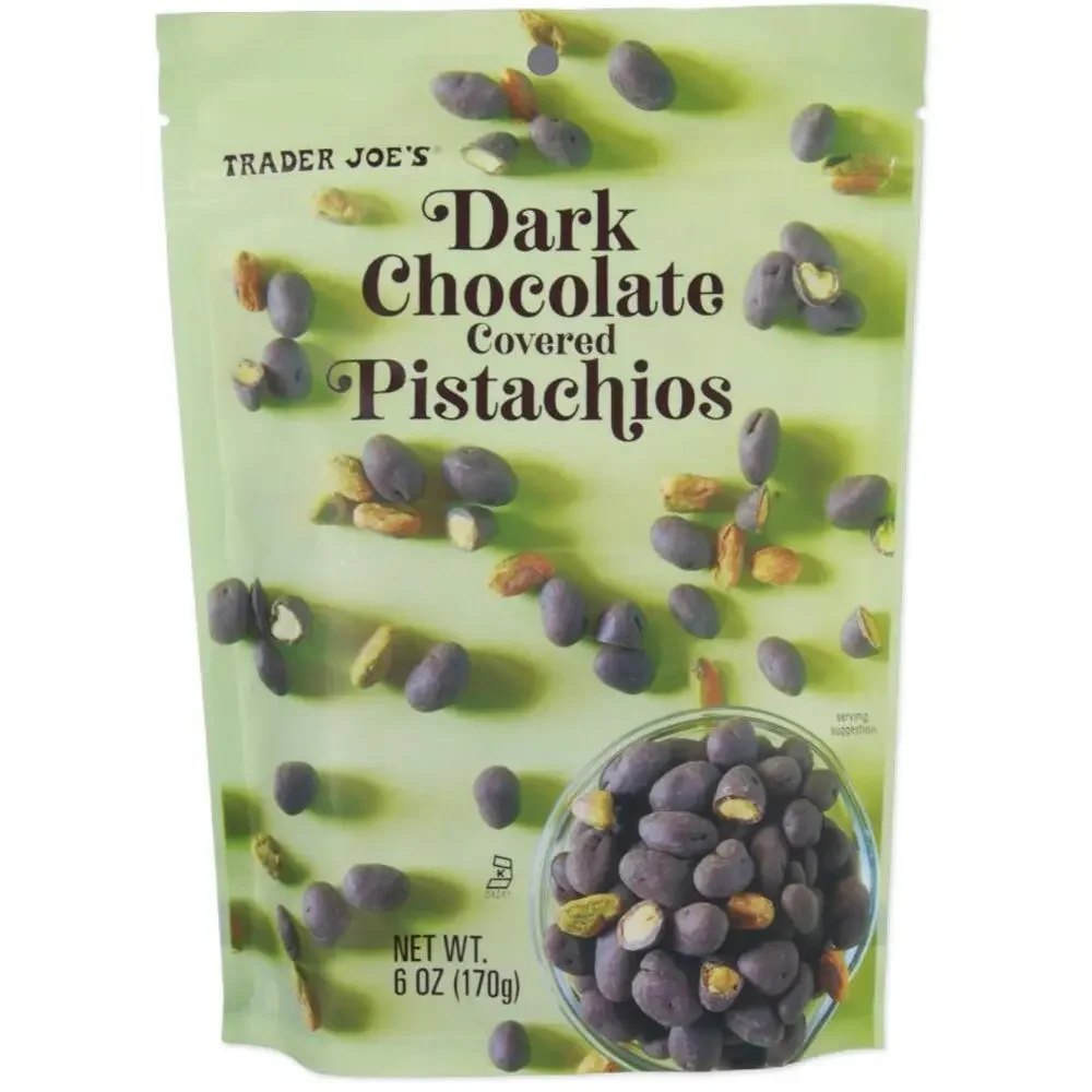 Trader Joe's — Dark Chocolate Covered Pistachios